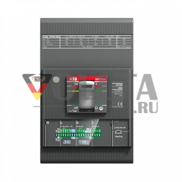 ABB Stotz-Kontakt 1SDA075478R0001 XT4N 250 Ekip LSIG In=40A 3p FF UL/CSA автоматический выключатель
