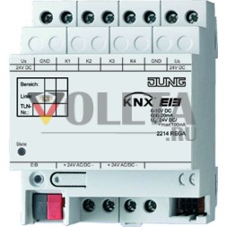 Jung 2214REGA KNX аналоговый вход 4-канальный