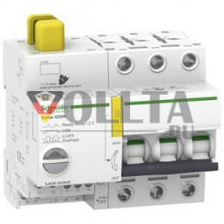 Schneider Electric A9C63310 ACTI9 IC60N TI24 D10A 3-полюсный дистанционно переключаемый автоматический выключатель