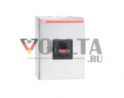 ABB Stotz-Kontakt OTR25T3B, выключатель безопасности 3-полюсный 15 кВт 400 В с черной ручкой, 1SCA022572R0240