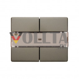 Berker 75162644 Arsys KNX сенсорный комфорт двойная, цвет: светло-бронзовый