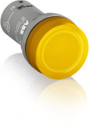 ABB Stotz-Kontakt CL2-515Y, индикаторная лампа желтая 110-130 В постоянного тока с постоянно встроенным светодиодом, 1SFA619403R5153