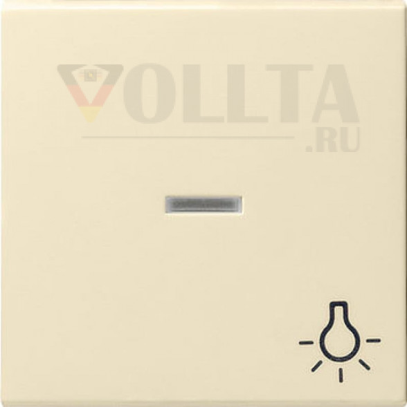 Gira 067401 System55 выключатель света/датчик крышка, цвет: кремово-белый, тон:глянец