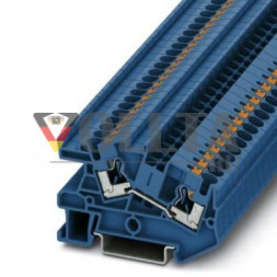 Phoenix Контакт 3213973 PTI 6 BU проходная клемма, цвет: голубой 6 mm