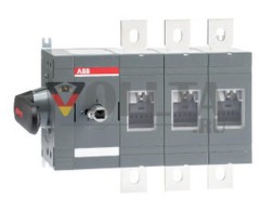 ABB Stotz-Kontakt OT630ES03K, выключатель нагрузки 3-полюсный 630A без ручки и вала, боковое управление слева, 1SCA022860R2320