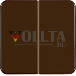 Berker 155211 клавишный переключатель коричневый, глянцевый wg Up IP44