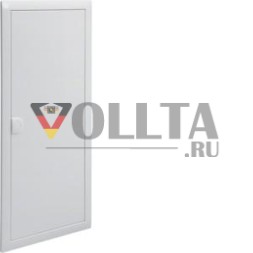 Hager VZ104WN Volta 4-рядный с дверцей RAL9016 рама