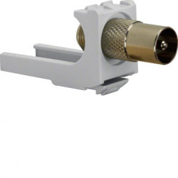 Модуль Hager VZ317FS COAX разъем IEC Volta