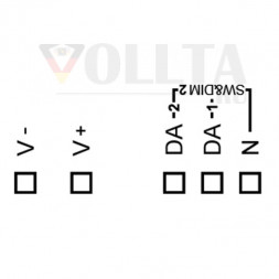 Lunatone 89453831 DALI DT6 3-Канал LED Диммер CV 12-48VDC 16A
