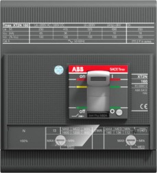 ABB Stotz-Kontakt XT2H 160 TMD 3,2-32 4p FF, XT2H 160 TMD 3,2-32 4P FF Компактный автоматический выключатель Tmax XT2, 1SDA067608R0001