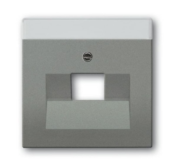 Busch-Jaeger 1803-803 Solo Телефон UAE/IAE/ISDN крышка, цвет:meteor/серый металлик