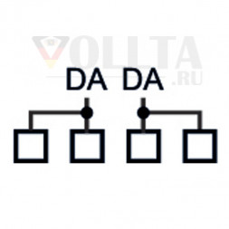 Berker 75642034 Датчик TS KNX Glassensor не конфигурированный цвет: алюминевый