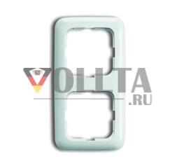 Busch-Jaeger 2512-214 рамка крышки, 2-сторонняя рамка альпийский белый
