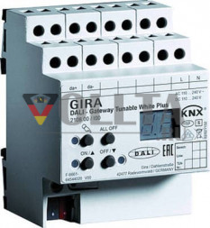 Gira 210800 DALI-Шлюз настраиваемый WH Plus KNX REG