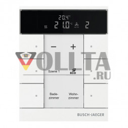Gira 214201 KNX сенсорный кнопочный сет двойной, A plus цвет: кремово-белый, тон:глянец