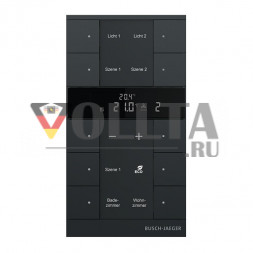 Gira 210128 System55 KNX Регулятор с шинным сопряжением цвет:антрацит