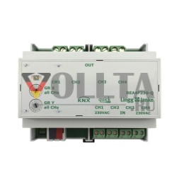 LINGG&JANKE Q79244 KNX-переключающий актуатор с бинарными входами Quick | 4-канальный, 230 В