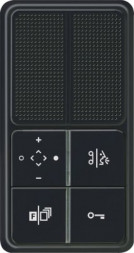 Jung TKISCDM514SW CD500 TKM Домофонная система внутреняя, Audio комфорт  цвет: черный