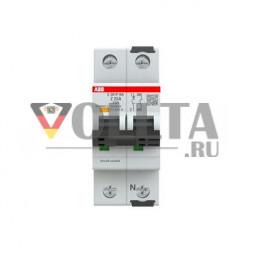 Автоматический выключатель ABB Stotz-Kontakt 2CDS381103R0518 S301P-Z25NA Z25kA 25A 1+NA