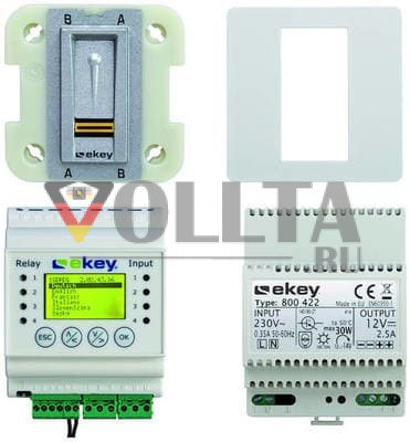 EKEY 101165 home, набор Up программа переключения REG 1Сканер отпечатка пальца, 1 реле 99 отпечаток пальца