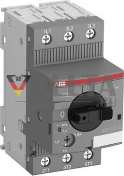 ABB Stotz-Kontakt MS132-4.0B, выключатель защиты двигателя для железных дорог, 1SAM350200R1008