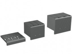 ABB Stotz-Kontakt HTC XT1 4p ВЫСОКИЕ КРЫШКИ КЛЕММ 2 шт., крышка клемм Htc XT1 4P высокая 2 шт. аксессуары для автоматического выключателя XT1, 1SDA066665R0001