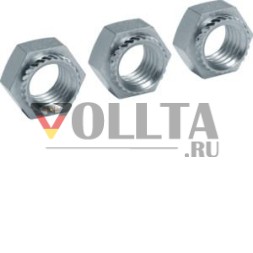 Hager UVZ1M12SM M12 3 шт. установочная гайка