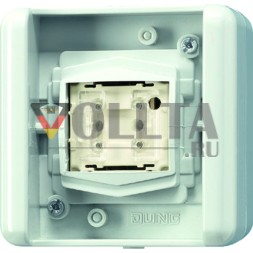 Jung 8471.02LEDW KNX кнопка BA центральное положение 1-сторонняя, WG 800