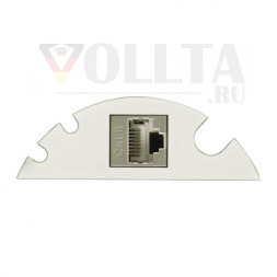 Крышка EVOline Circle80 / RJ45 CAT6A / 3 кабельных вывода