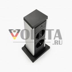 EVOline Up Silver / 2 разъема питания / 1 USB