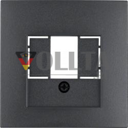 Berker 10331606 Центральная часть с вырезом TAE антрацит, матовый Berker B.3/B.7