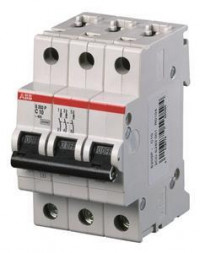 ABB Stotz-Kontakt S203P-C8, автоматический выключатель C-Char., 25 кА, 8 А, 3П, 2CDS283001R0084