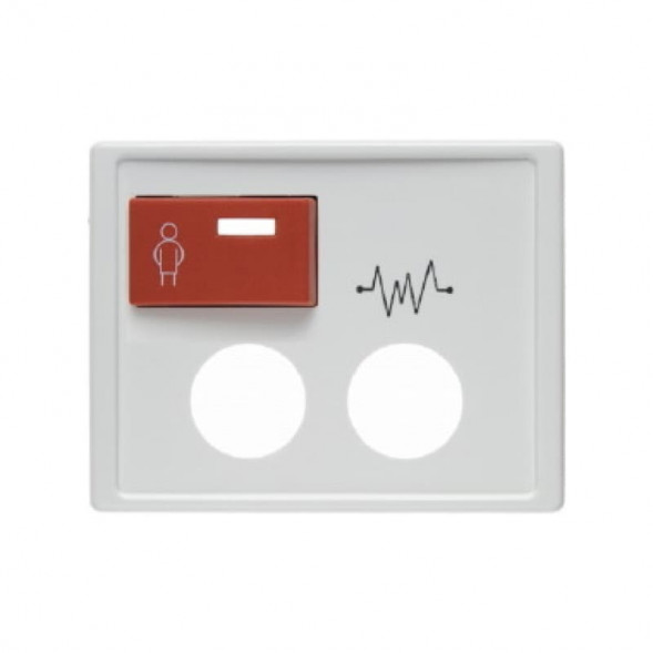 Berker 12180069 Arsys кнопка вызова, крышка, цвет:полярная белизна, тон:глянец