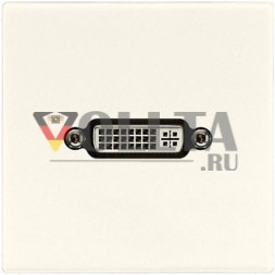 Система мультимедийного подключения Jung MALS1193 DVI, серия LS, белый