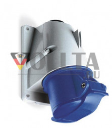 ABB Stotz-Kontakt 216RS9, настенная розетка, 16 А, IP44 9ч, 2К+З, 380-415 В, красная, 10 шт., 2CMA193099R1000