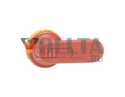 ABB Stotz-Kontakt OHY95J12, пистолетная рукоятка красно-желтая 95 мм вал 12 мм IP65 маркировка I-0/ON-OFF, 1SCA022381R1050