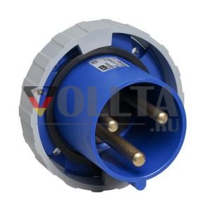 ABB Stotz-Kontakt 463BU6W, панельная вилка, 63 А, IP67 6h, стандартный фланец, 2CMA168115R1000
