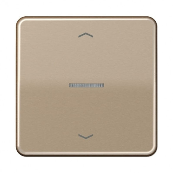 Jung CD5232GB CD500 Переключатель для жалюзи стандарт крышка, цвет:золотой