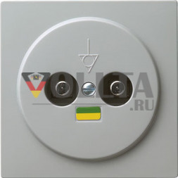 Gira 040542 S-Color Розетка выравнивания потенциалов, цвет:серый, тон:глянец