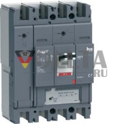 Автоматический выключатель Hager HNJ251GR h3 x630 LSnI 4P4D 250A 40kA