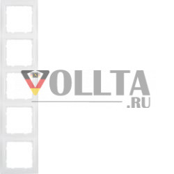 Berker 10159909 рамка полярно-белая матовая Berker S.1