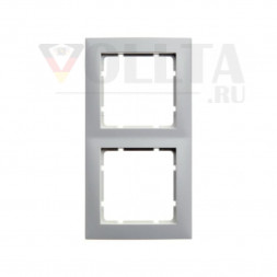 Berker 10128989 S1 рамка двойная, цвет:полярная белизна, тон:глянец