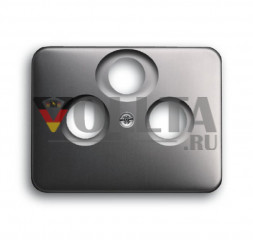 Busch-Jaeger 1743-03-20-101    Alpha Антенная розетка крышка, цвет: платина