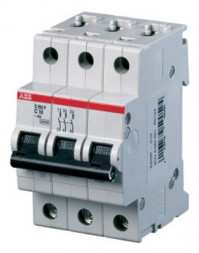 Автоматический выключатель ABB Stotz-Kontakt S203P-D16 D16A 25 кА 3-полюсный, 2CDS283001R0161