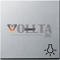 Gira 067426 System55 выключатель света/датчик крышка, цвет: алюминевый