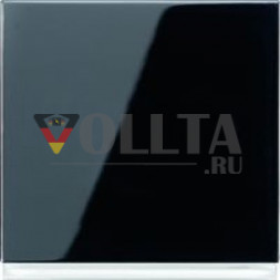Jung LS539-OSWLEDB LS990 LED-световой сигнал крышка, c LEDs цвет: голубой цвет алюминевый цвет: черный