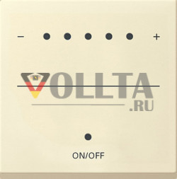 Gira 226001 System55 Touch-Диммер  крышка, цвет: кремово-белый, тон:глянец