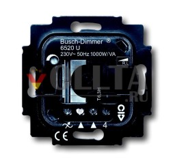 Busch-Jaeger 6520 U Поворотный диммер Busch, UP, RL, 200-700 Вт