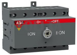 ABB Stotz-Kontakt OT63F3C, выключатель нагрузки 3-полюсный 63A без ручки и вала I-0-II, 1SCA105338R1001