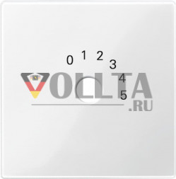 Merten 452019 System M Programmwahlschalter крышка, цвет:полярная белизна, тон:глянец